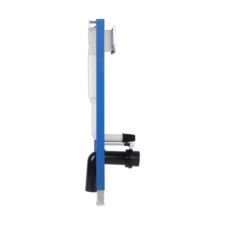 Balneo concealed WC set Fix-Frame Slim Next frame with white Luna Tornado WC bowl