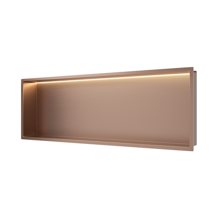 Balneo Wall Box LED Recessed Shelf Copper 90 x 30 x 10 cm