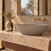 Washbasin SOVELIA Solid Surface Mocca Mousse