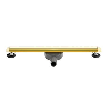 Linear drain floor Balneo Slim & Low ProLine Gold 60 cm gold