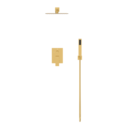 Bateria prysznicowa Balneo Cascade zestaw 3 shiny gold
