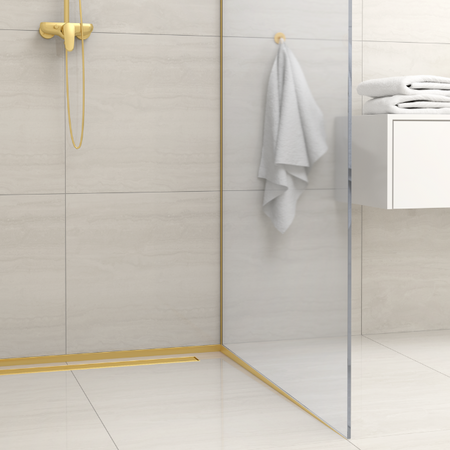 Slope profile Balneo gold for glass right 170 cm