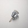 Balneo Klik Klak D brass basin plug white universal with ceramic head