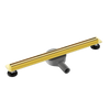 Odpływ liniowy podłogowy Balneo Slim & Low ProLine Gold 90 cm złoty