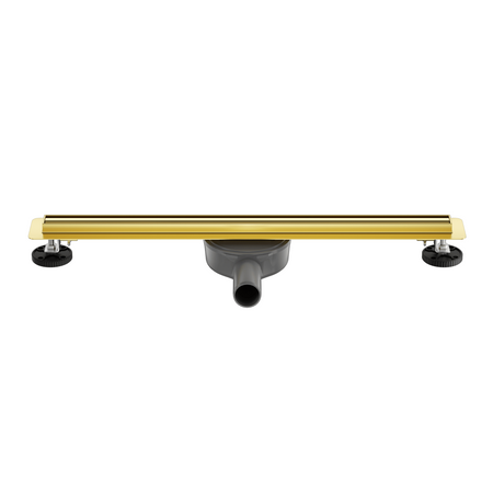Odpływ liniowy podłogowy Balneo Slim & Low ProLine Mirror Gold 80 cm złoty lustrzany