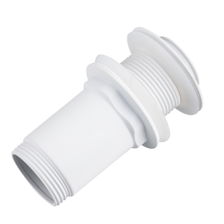 Basin plug brass Balneo Klik Klak E white without overflow