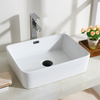 Brass washbasin stopper Balneo Klik Klak C black with overflow with ceramic head