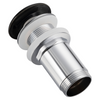 Balneo Klik Klak C Brass Basin Plug Black Without Overflow with Ceramic Head