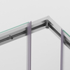 Shower enclosure sliding Balneo Rio 80 x 90 cm chrome transparentna
