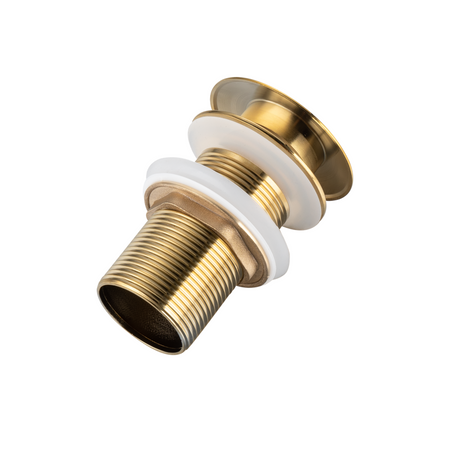 Korek umywalkowy mosiężny Balneo Klik Klak A złoty bez przelewu