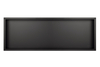 Niche shelf Balneo Wall Box One Black 90 x 30 x 10 cm made of stainless steel with flange