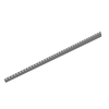 Wall-Mounted Slope Strip – Wall Stripe 120 cm Gun Metal (Left)