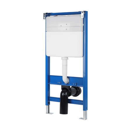 Balneo concealed WC set Fix-Frame Slim Next frame with white Luxa Tornado WC bowl