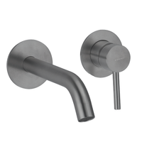 Balneo Cascade washbasin faucet model 3 gun metal