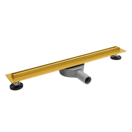 Odpływ liniowy podłogowy Balneo Slim & Low ProLine Gold 90 cm złoty
