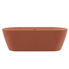 Wanna wolnostojąca VALIA Solid Surface Cotto Antico z syfonem i korkiem