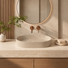 Umywalka ETERIA Solid Surface Cashmere Dune