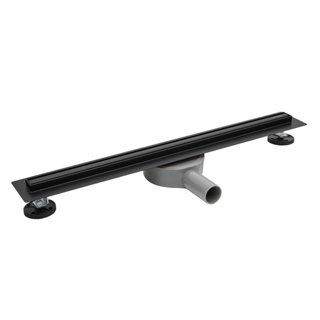 Odpływ liniowy podłogowy Balneo Slim & Low ProLine Black 80 cm czarny