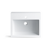 Balneo Lucy countertop washbasin 50 x 40 cm white conglomerate