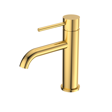 Balneo Cascade washbasin faucet model 1 shiny gold