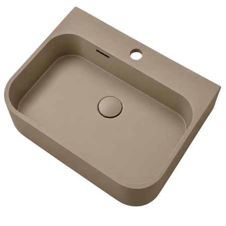 Umywalka BELORIA Solid Surface Mocca Mousse
