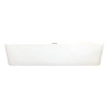 Balneo Neria 60 × 42 cm white ceramic countertop washbasin