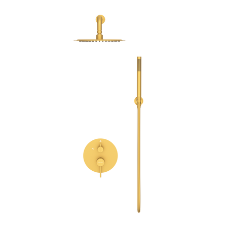 Bateria prysznicowa Balneo Cascade zestaw 2 gold