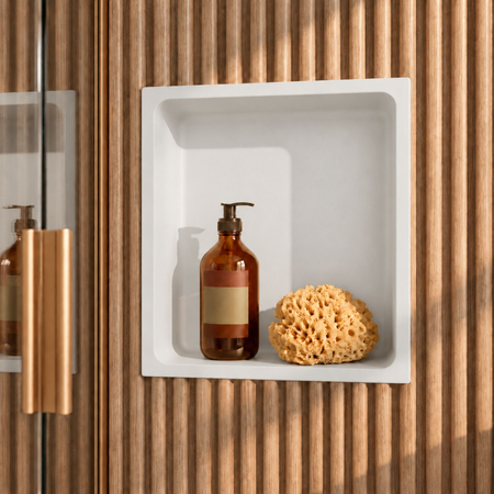 Niche shelf WALL-BOX Solid One Coco White
