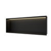 WALL-BOX ONE - BLACK z LED - 30x90x10 cm