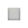 WALL-BOX ONE - INOX z LED - 30x30x10 cm