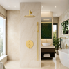 Bateria prysznicowa Balneo Cascade zestaw 2 shiny gold