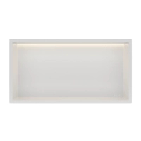 Balneo Wall Box LED recessed shelf White 60 x 30 x 10 cm