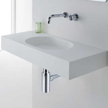 Trap basin brass Balneo chrome round