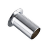 Brass basin pop-up drain Balneo Klik Klak A white without overflow with ceramic head