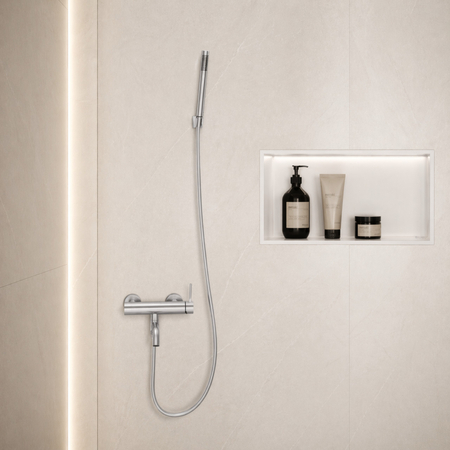 Bateria wannowa Balneo Cascade zestaw 1 inox