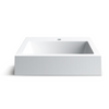 Balneo Vera countertop washbasin 40 x 40 cm white conglomerate
