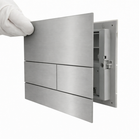 Flush button for toilet Balneo Flo inox