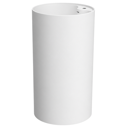 Freestanding washbasin LEYA Solid Surface Coco White