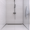 Slope profile Balneo black floor left 170 cm