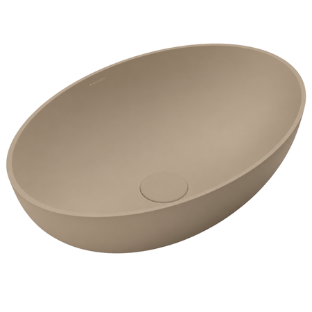 Umywalka SOVELIA Solid Surface Mocca Mousse