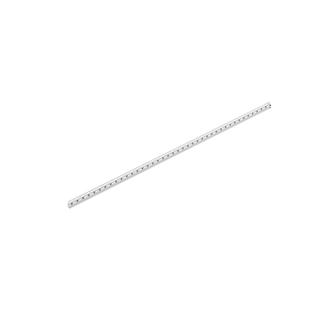 Listwa spadkowa Balneo inox do szkła lewa 120 cm