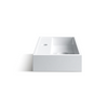 Balneo Viki countertop washbasin 40 x 24 cm white conglomerate