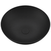 Washbasin TIERA Solid Surface Carbon Black