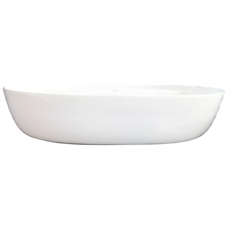 Balneo Alvio Countertop Washbasin, 61.5 × 41.5 cm, White Ceramic