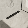 Wall-mounted shower drain Wall and Floor NEXT - 80 cm Black