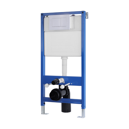 Balneo concealed WC set Fix-Frame Standard frame with white Luxa Tornado WC bowl