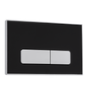 Flush button for TOILET Balneo Ixo black acrylic
