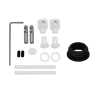 Concealed TOILET set Balneo frame / cistern frame Fix-Frame Standard with białą bowl TOILET Luga and button for choice