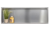 Balneo Wall Box No rim Inox 90 x 30 x 7 cm brushed stainless steel recessed shelf without collar