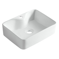 Balneo Savia White Ceramic Countertop Basin 49 × 38 cm